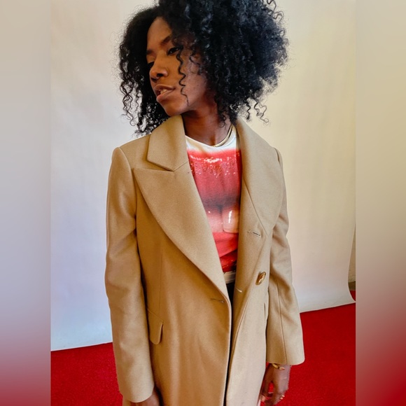 Vivienne Westwood AW14 Red Label Camel Coat IT 40 NEW - Picture 6 of 15